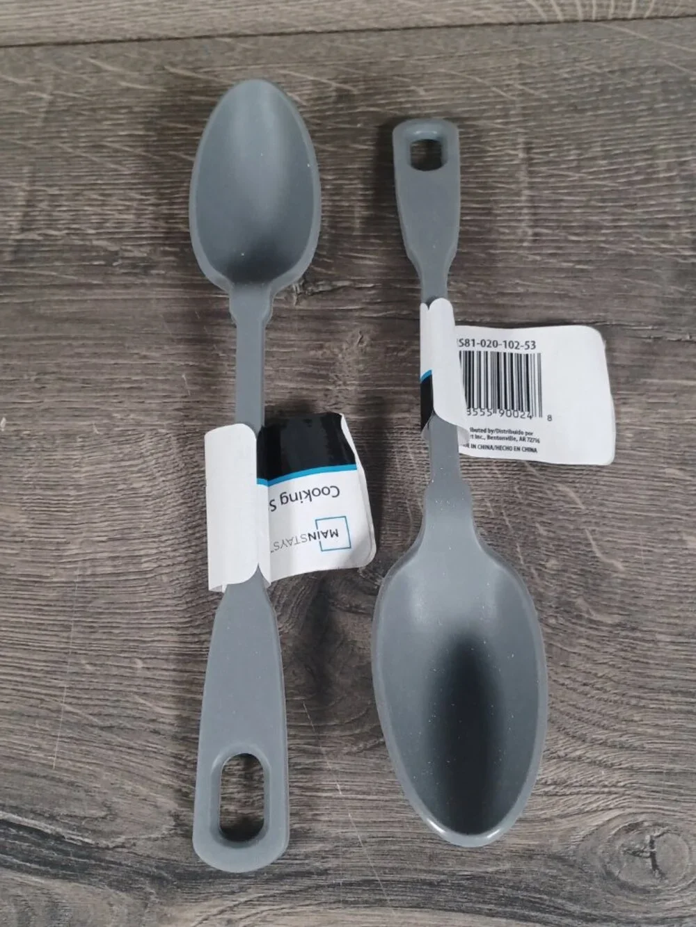 New Mainstays Lot of 3 Silicone Cooking Fork and Spoons